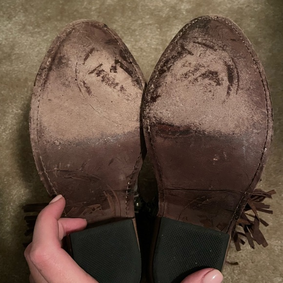 Liberty Black Chita Olivo Fringe Boot - Picture 5 of 7